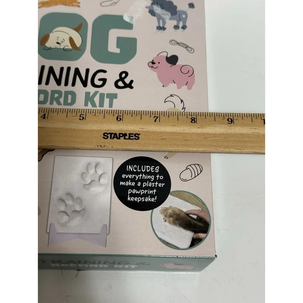 Dog Training And Record Kit - Includes Plaster Paw Print Kit‎ - Hinkler